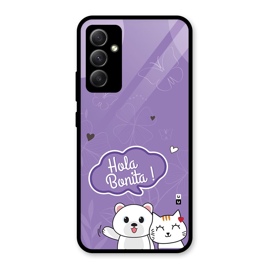 Hola Bonita Glass Back Case for Galaxy A34