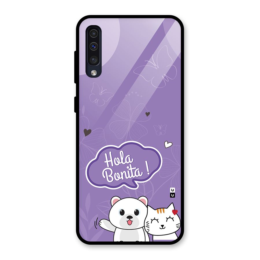 Hola Bonita Glass Back Case for Galaxy A50s
