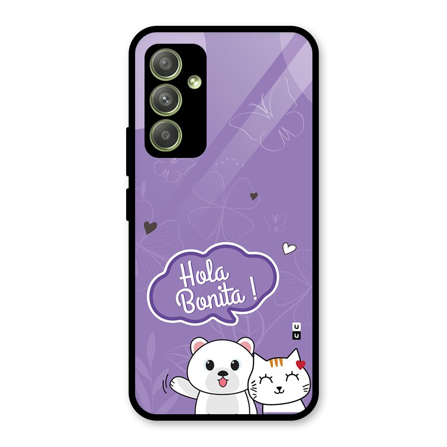 Hola Bonita Glass Back Case for Galaxy A54