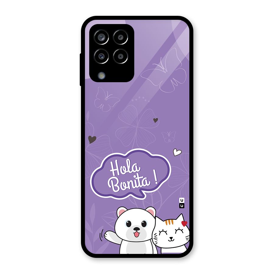 Hola Bonita Glass Back Case for Galaxy M33