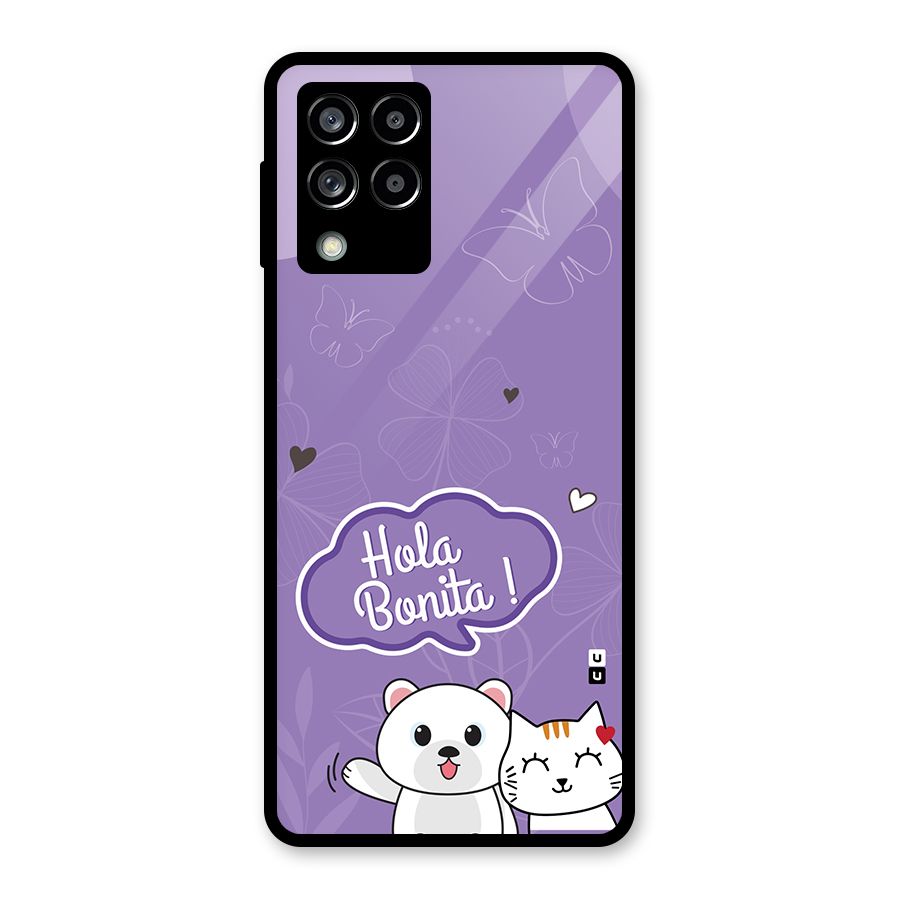Hola Bonita Glass Back Case for Galaxy M53 5G