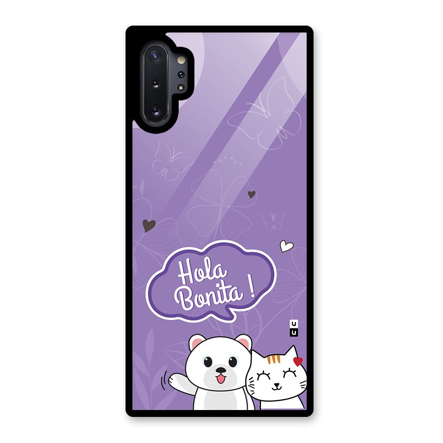 Hola Bonita Glass Back Case for Galaxy Note 10 Plus
