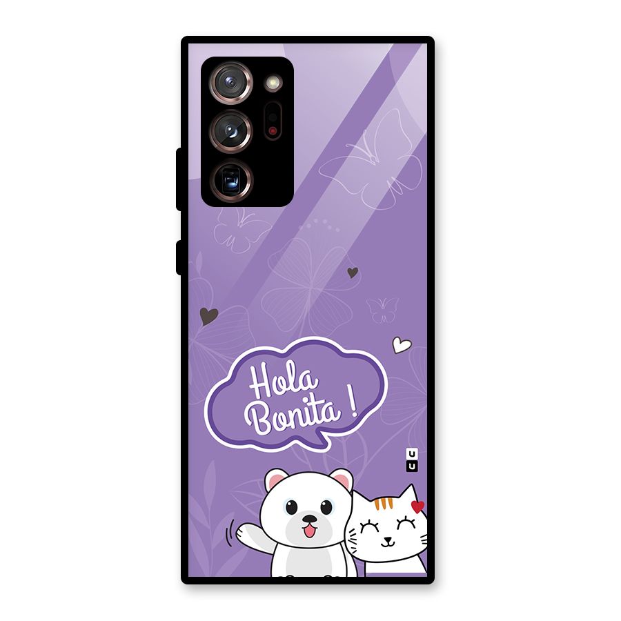 Hola Bonita Glass Back Case for Galaxy Note 20 Ultra 5G