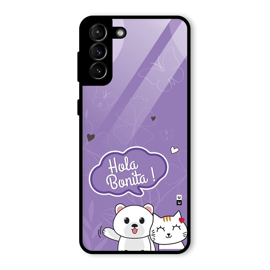 Hola Bonita Glass Back Case for Galaxy S21 Plus