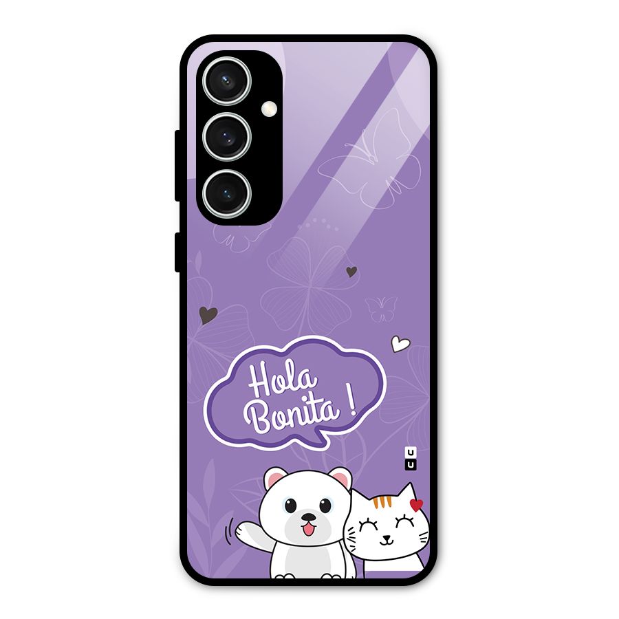 Hola Bonita Glass Back Case for Galaxy S23 FE