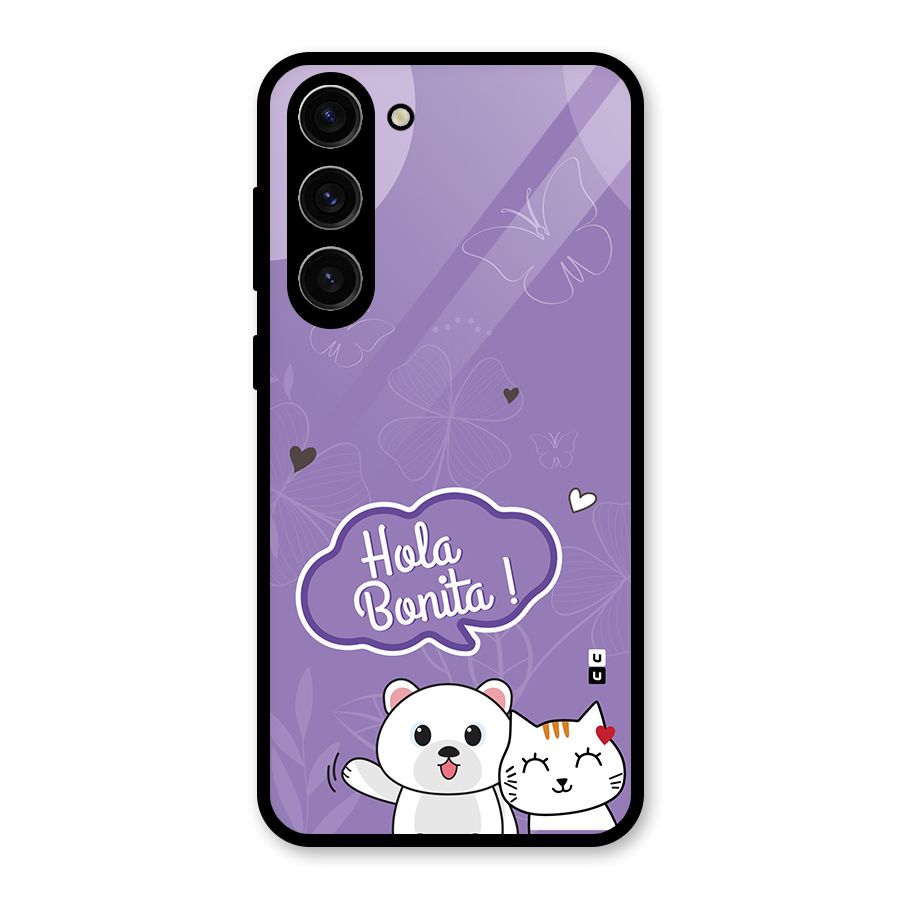 Hola Bonita Glass Back Case for Galaxy S23 Plus