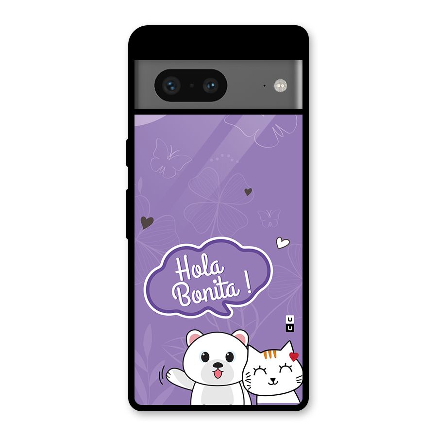 Hola Bonita Glass Back Case for Google Pixel 7