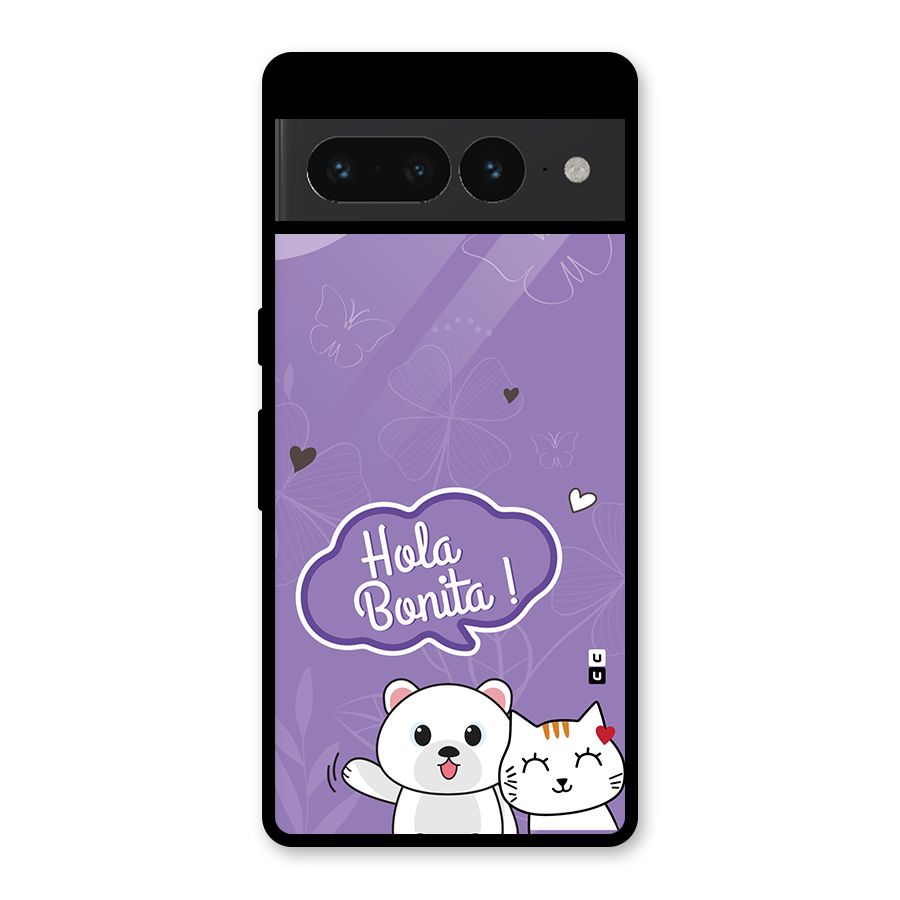 Hola Bonita Glass Back Case for Google Pixel 7 Pro