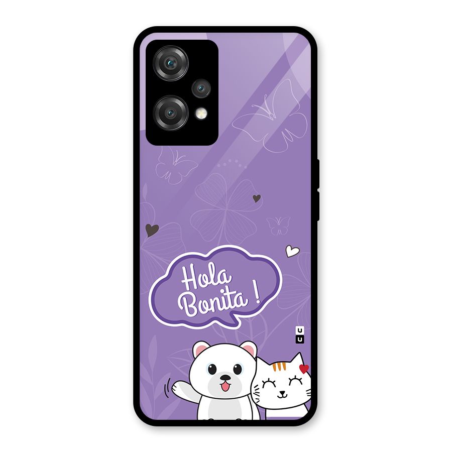 Hola Bonita Glass Back Case for OnePlus Nord CE 2 Lite 5G