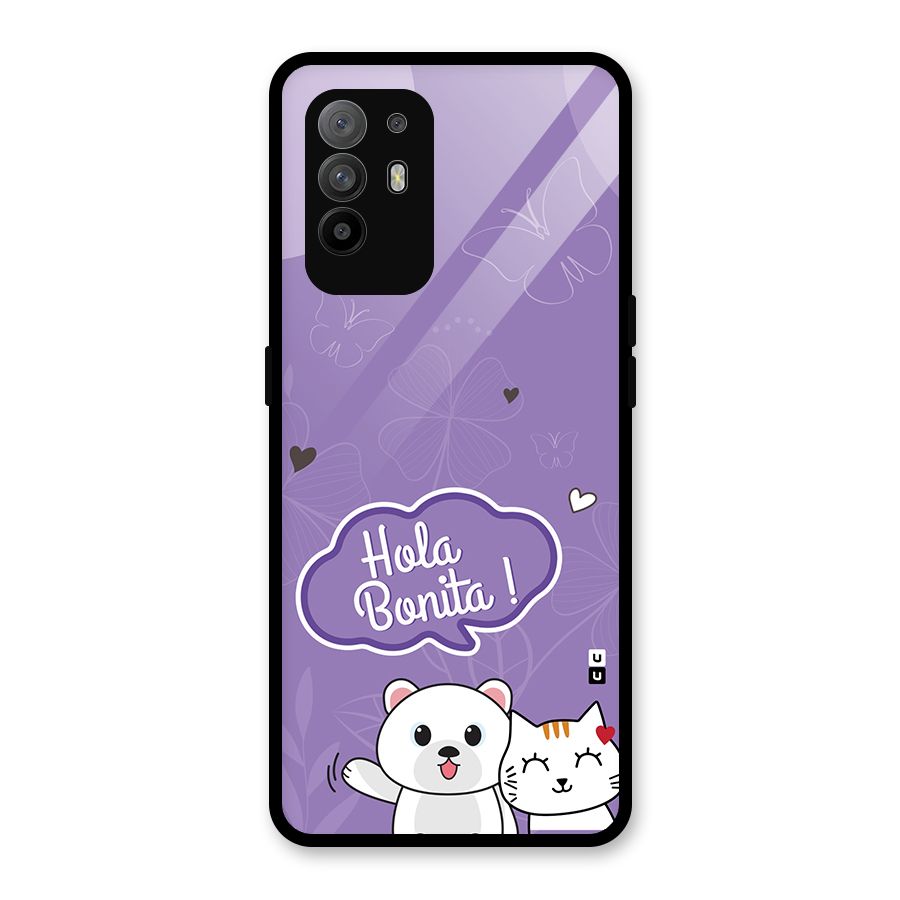 Hola Bonita Glass Back Case for Oppo F19 Pro Plus 5G