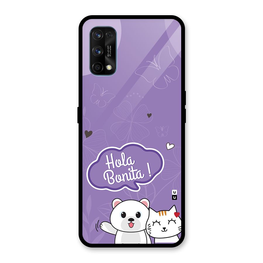 Hola Bonita Glass Back Case for Realme 7 Pro