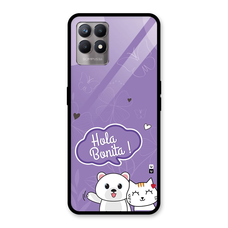 Hola Bonita Glass Back Case for Realme Narzo 50