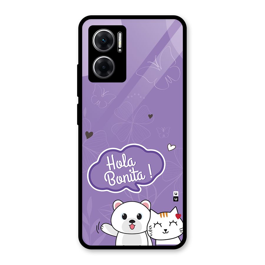 Hola Bonita Glass Back Case for Redmi 11 Prime 5G