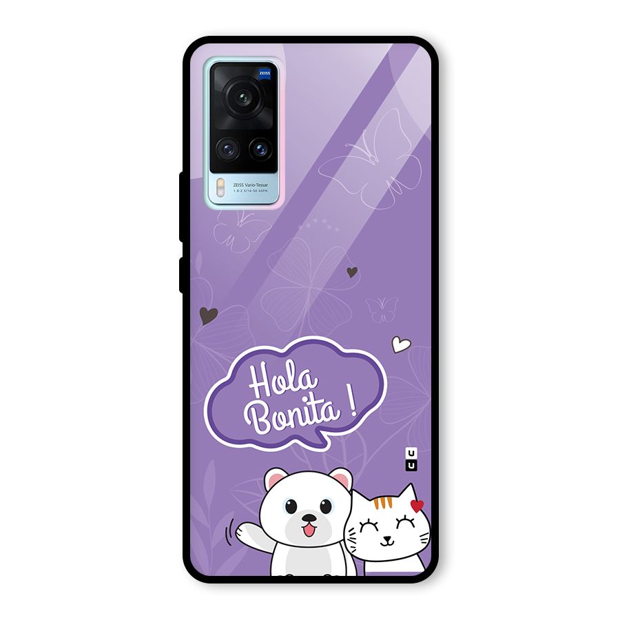 Hola Bonita Glass Back Case for Vivo X60