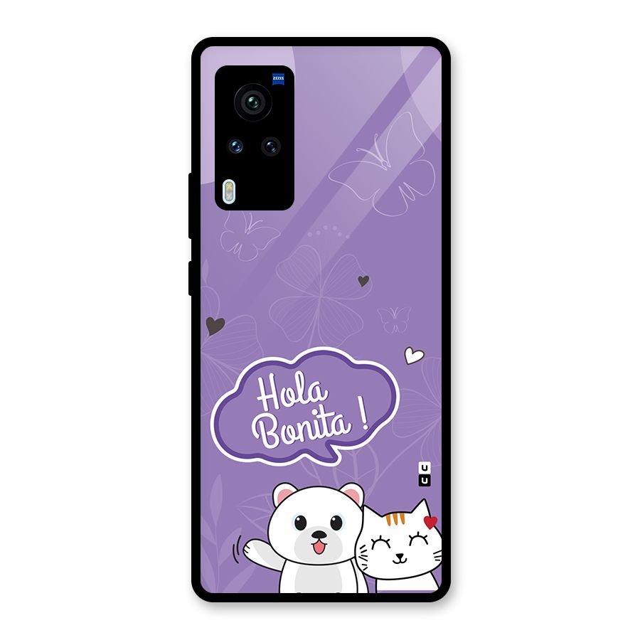 Hola Bonita Glass Back Case for Vivo X60 Pro