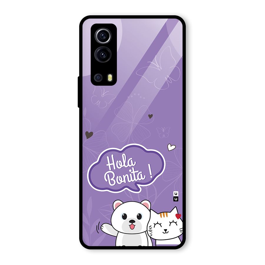 Hola Bonita Glass Back Case for Vivo iQOO Z3