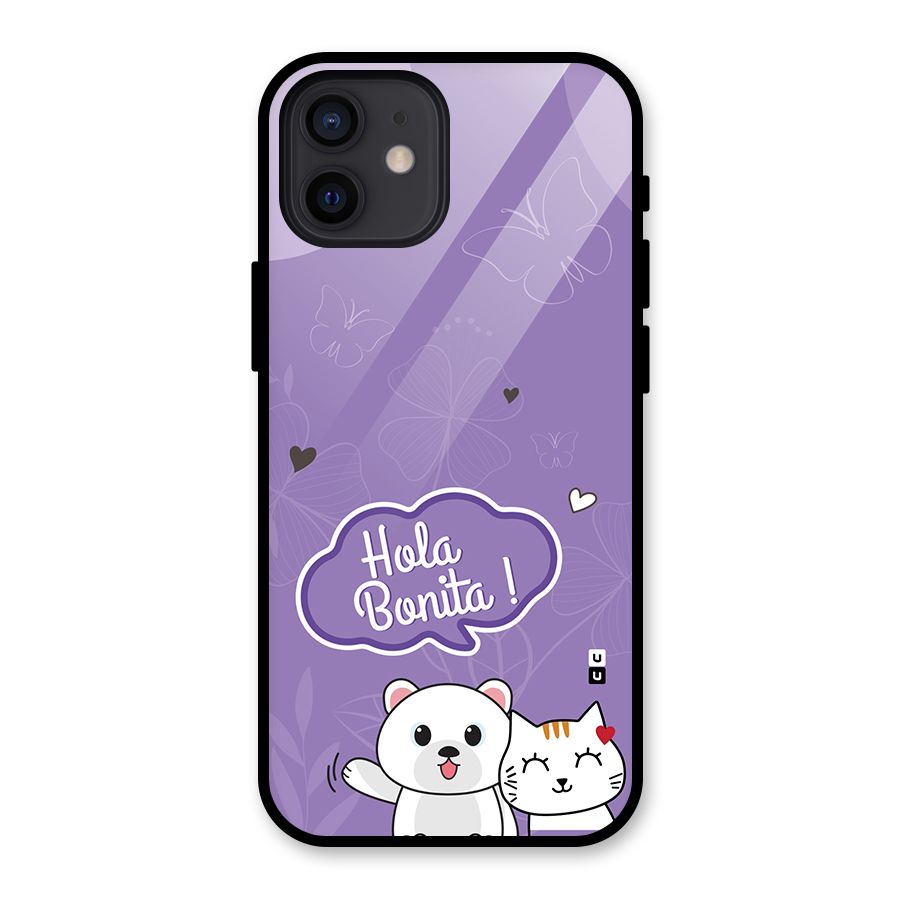 Hola Bonita Glass Back Case for iPhone 12