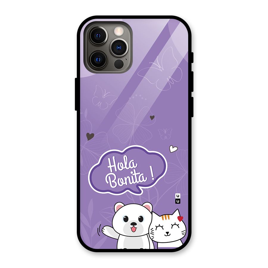 Hola Bonita Glass Back Case for iPhone 12 Pro