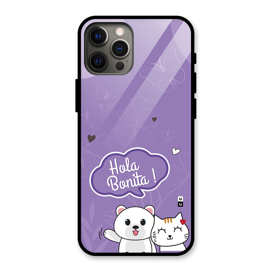 Hola Bonita Glass Back Case for iPhone 12 Pro Max