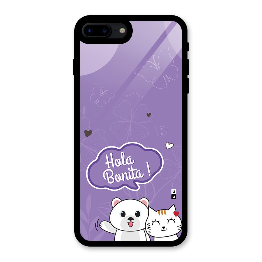 Hola Bonita Glass Back Case for iPhone 7 Plus