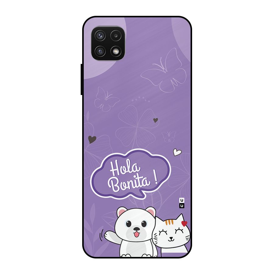 Hola Bonita Metal Back Case for Galaxy A22 5G
