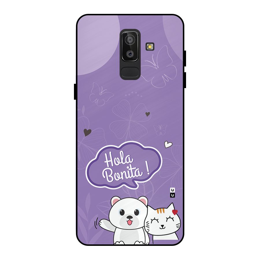 Hola Bonita Metal Back Case for Galaxy J8