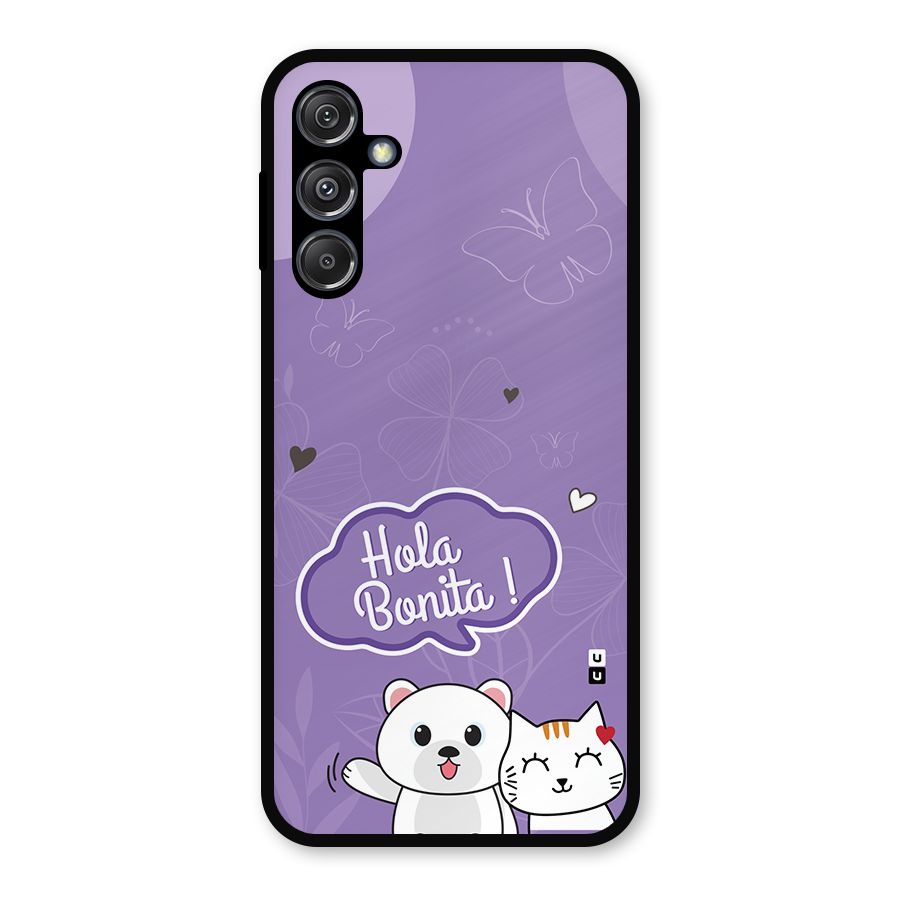 Hola Bonita Metal Back Case for Galaxy M34 5G