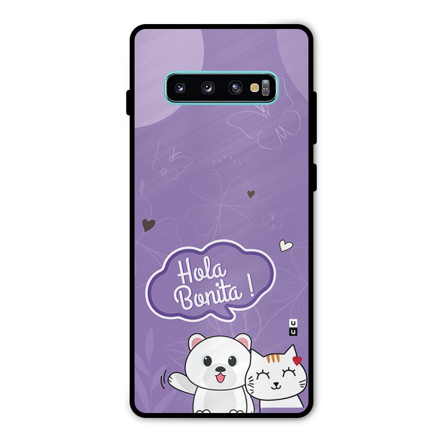 Hola Bonita Metal Back Case for Galaxy S10 Plus