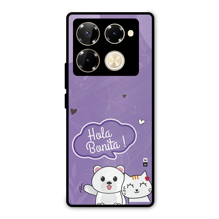 Hola Bonita Metal Back Case for Infinix Note 40 Pro Plus