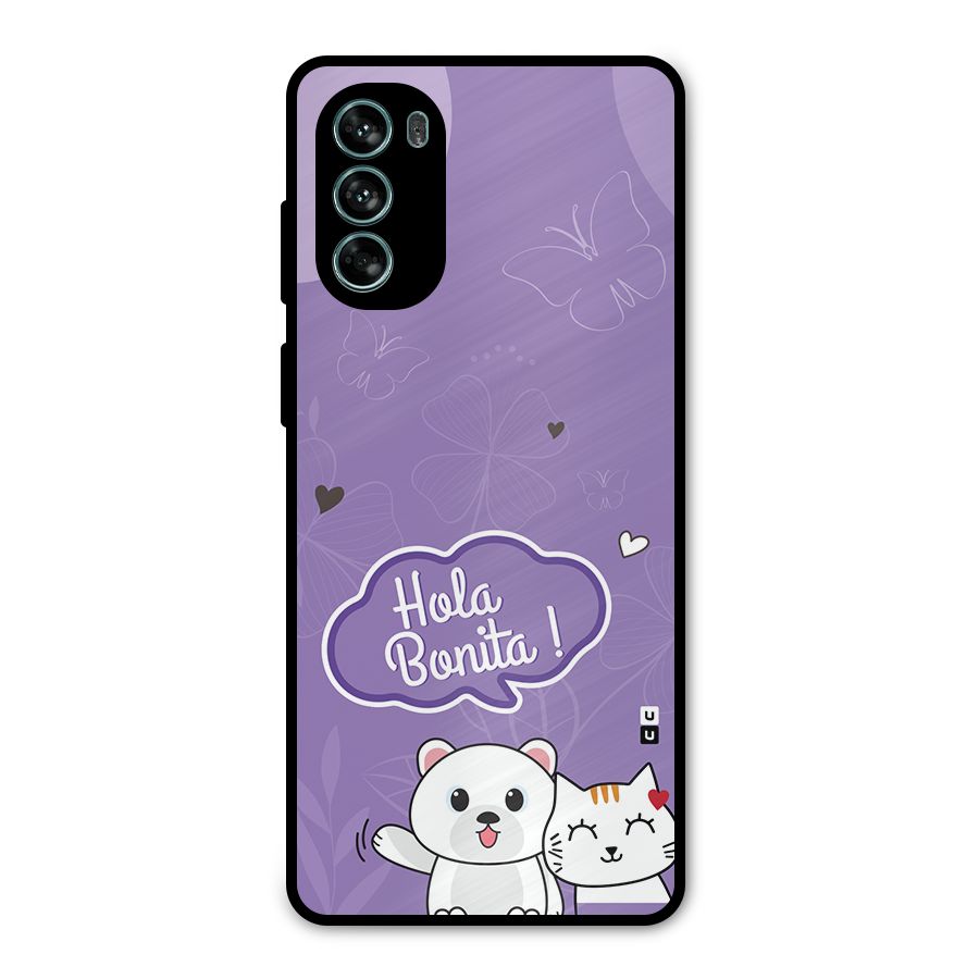 Hola Bonita Metal Back Case for Moto G62