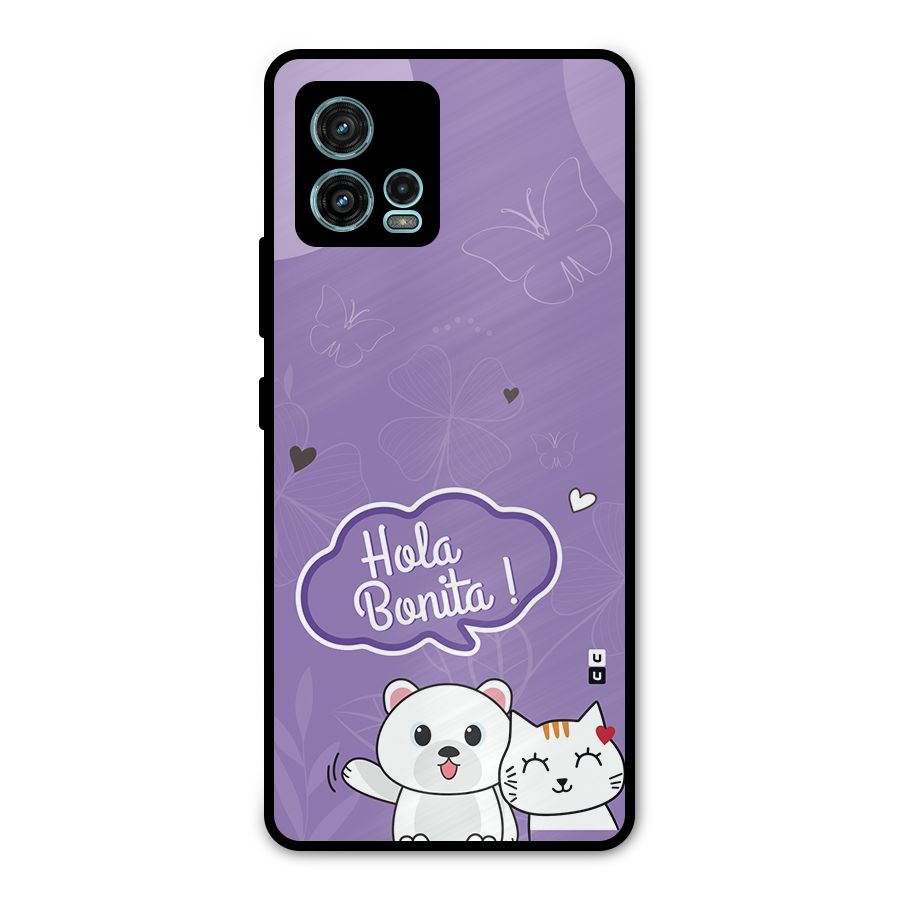 Hola Bonita Metal Back Case for Moto G72