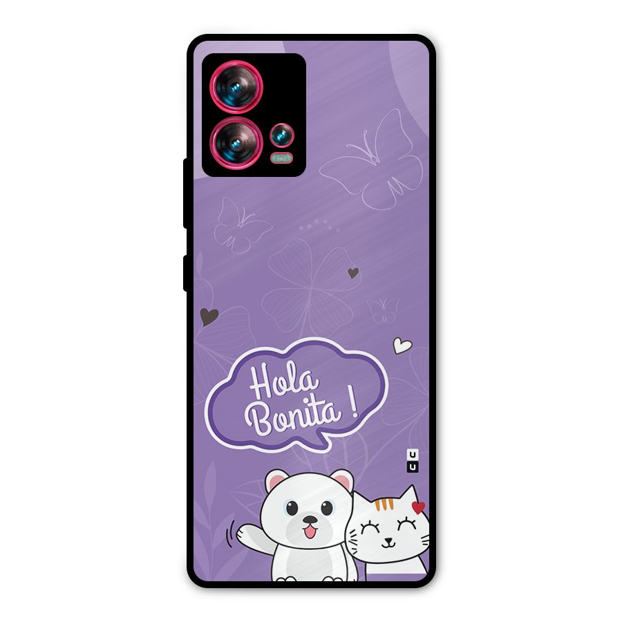 Hola Bonita Metal Back Case for Motorola Edge 30 Fusion
