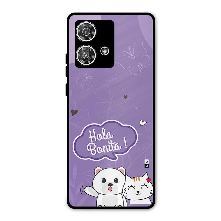 Hola Bonita Metal Back Case for Motorola Edge 40 Neo