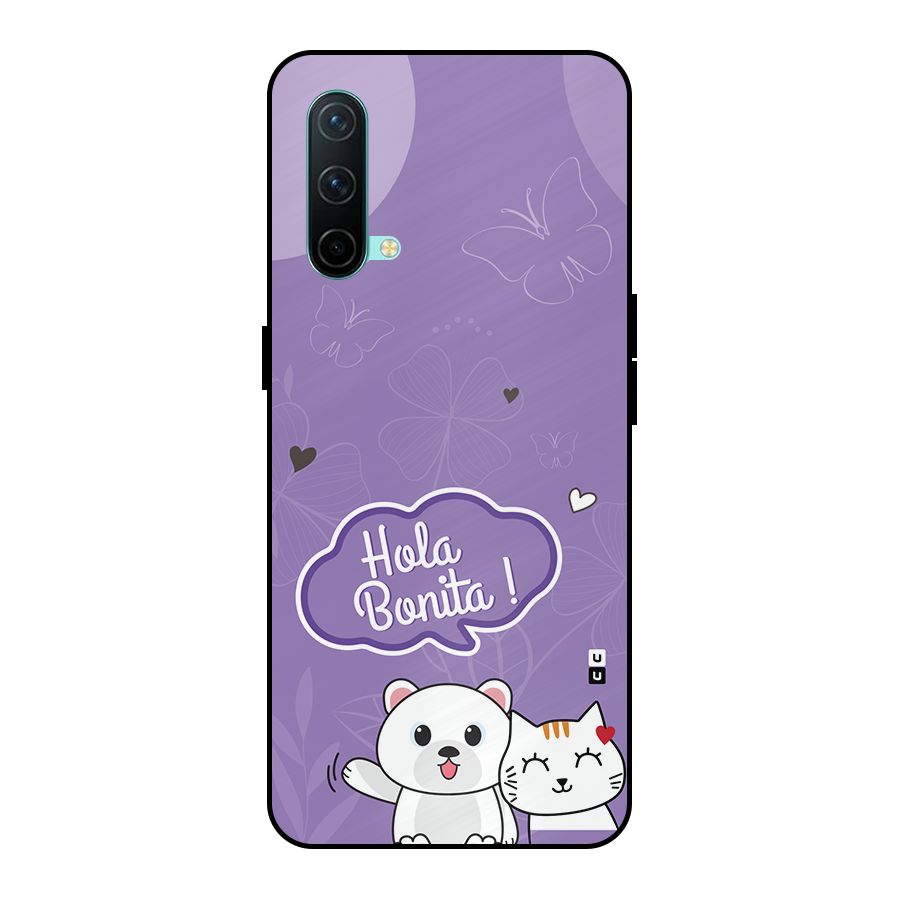 Hola Bonita Metal Back Case for OnePlus Nord CE 5G