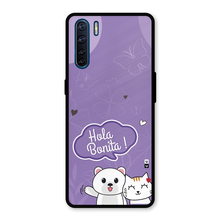 Hola Bonita Metal Back Case for Oppo F15