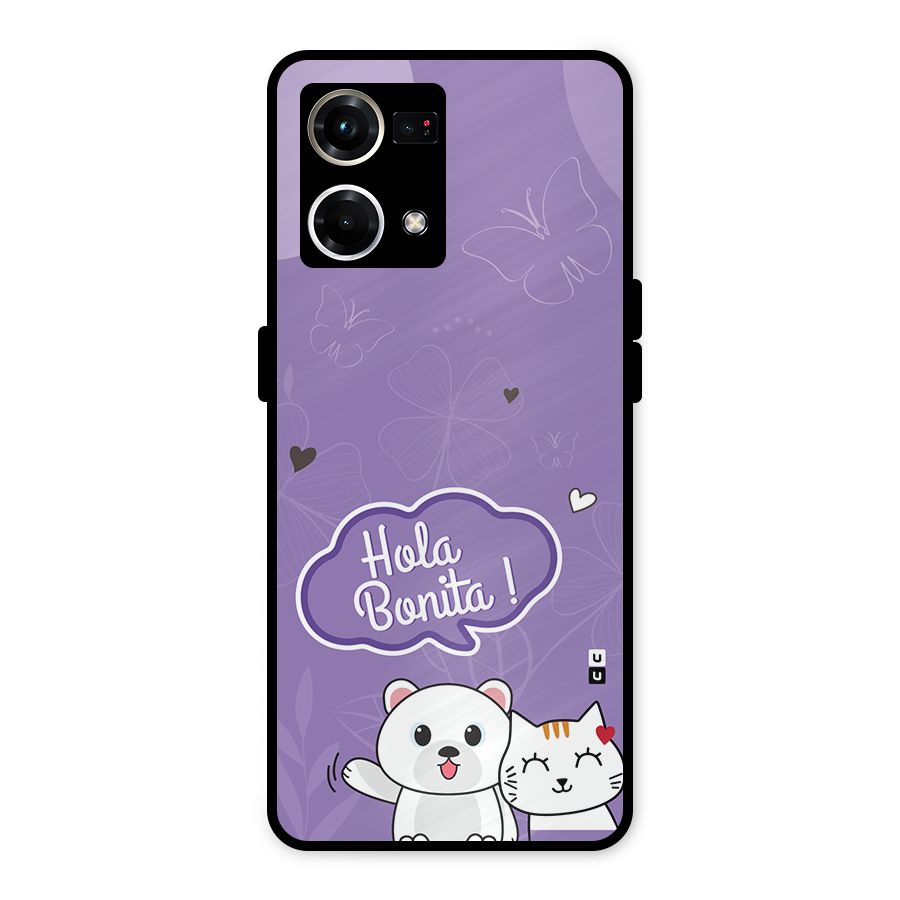 Hola Bonita Metal Back Case for Oppo F21 Pro 4G