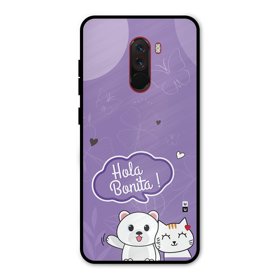 Hola Bonita Metal Back Case for Poco F1