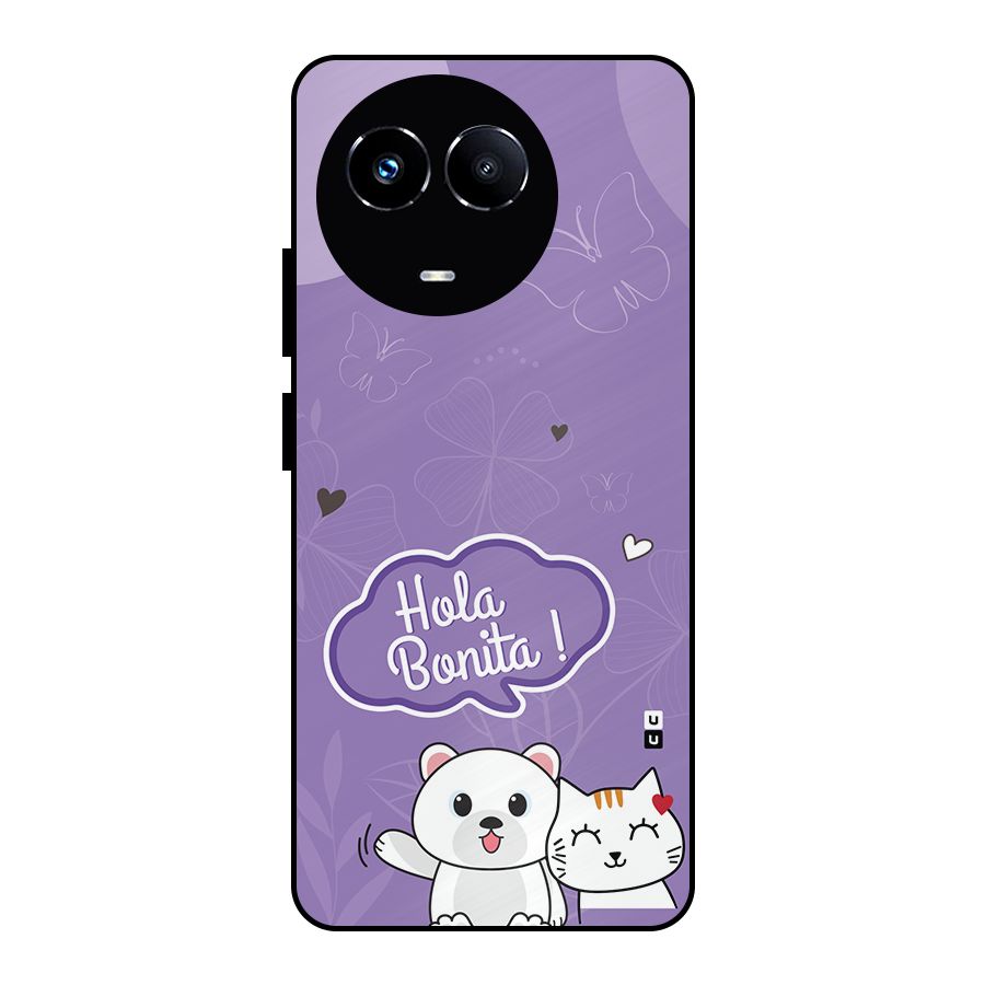 Hola Bonita Metal Back Case for Realme 11 5G