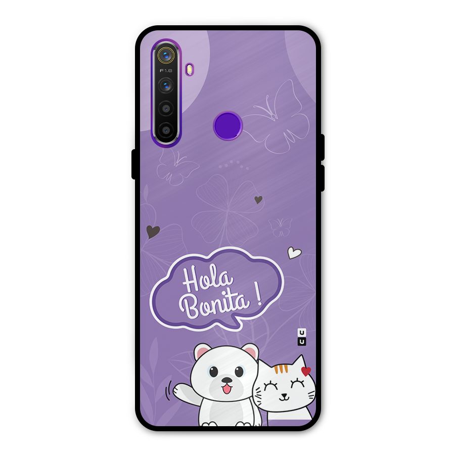Hola Bonita Metal Back Case for Realme 5