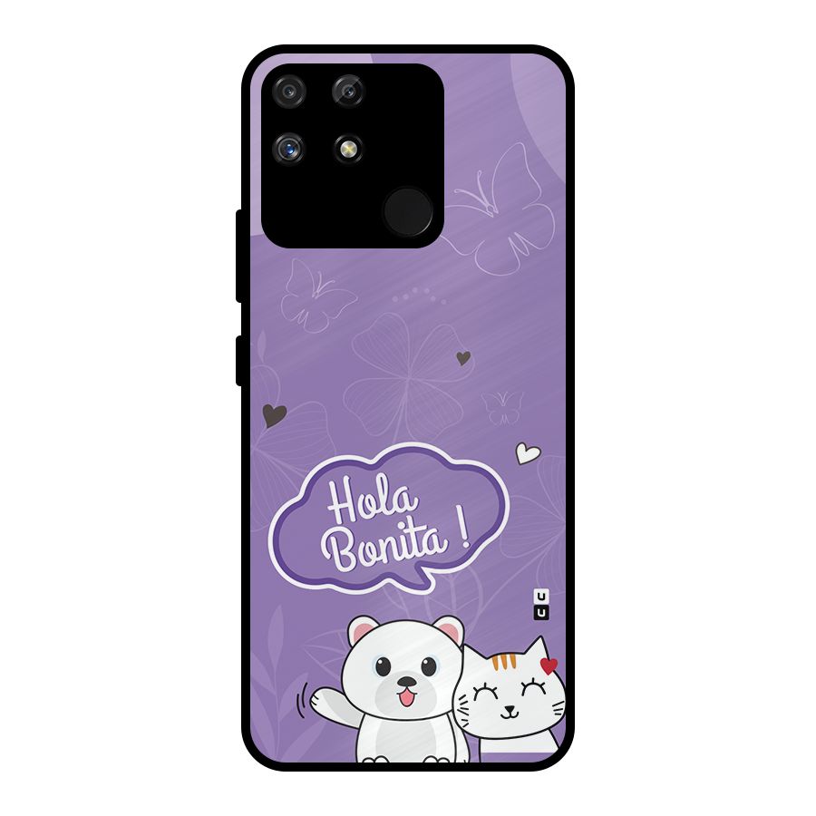 Hola Bonita Metal Back Case for Realme Narzo 50A