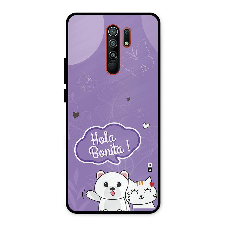 Hola Bonita Metal Back Case for Redmi 9 Prime