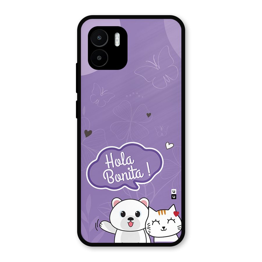 Hola Bonita Metal Back Case for Redmi A1