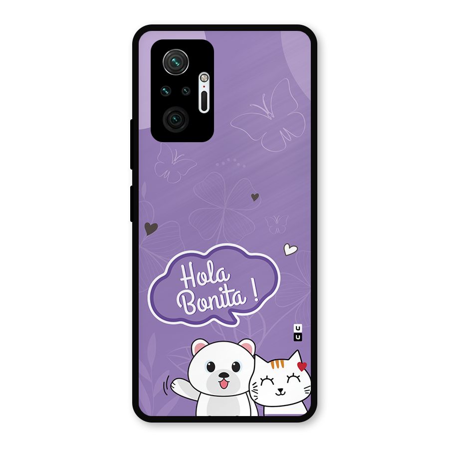 Hola Bonita Metal Back Case for Redmi Note 10 Pro