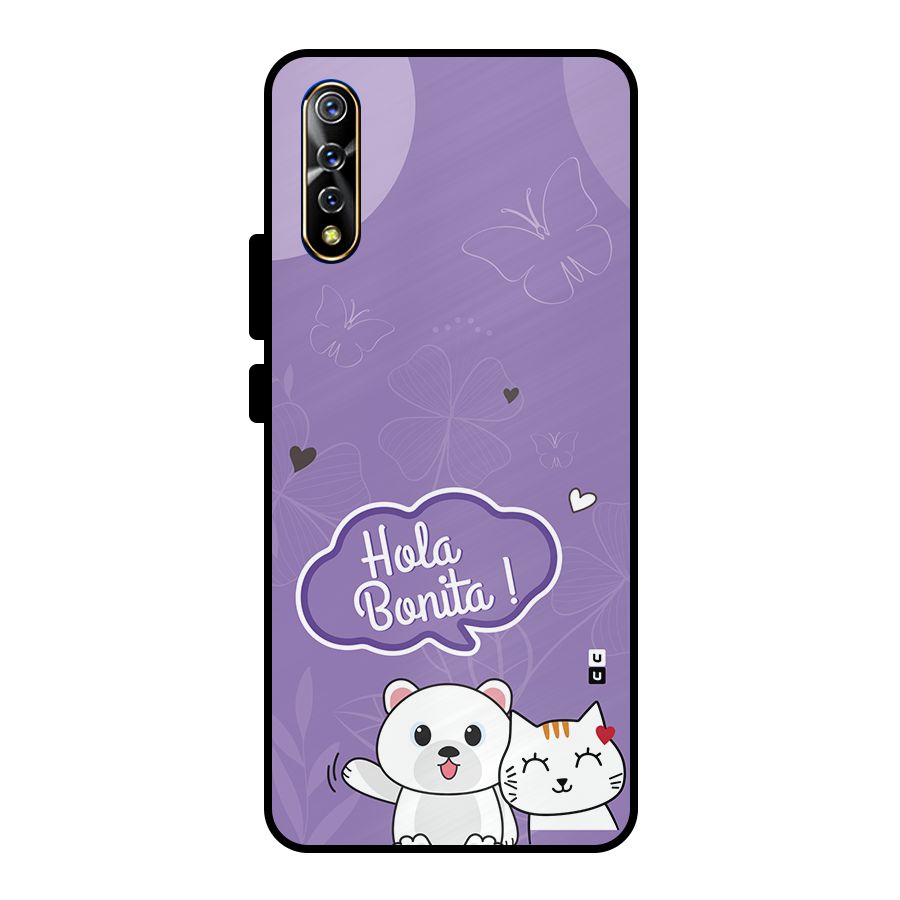 Hola Bonita Metal Back Case for Vivo S1