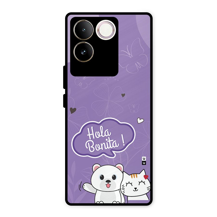 Hola Bonita Metal Back Case for Vivo T2 Pro