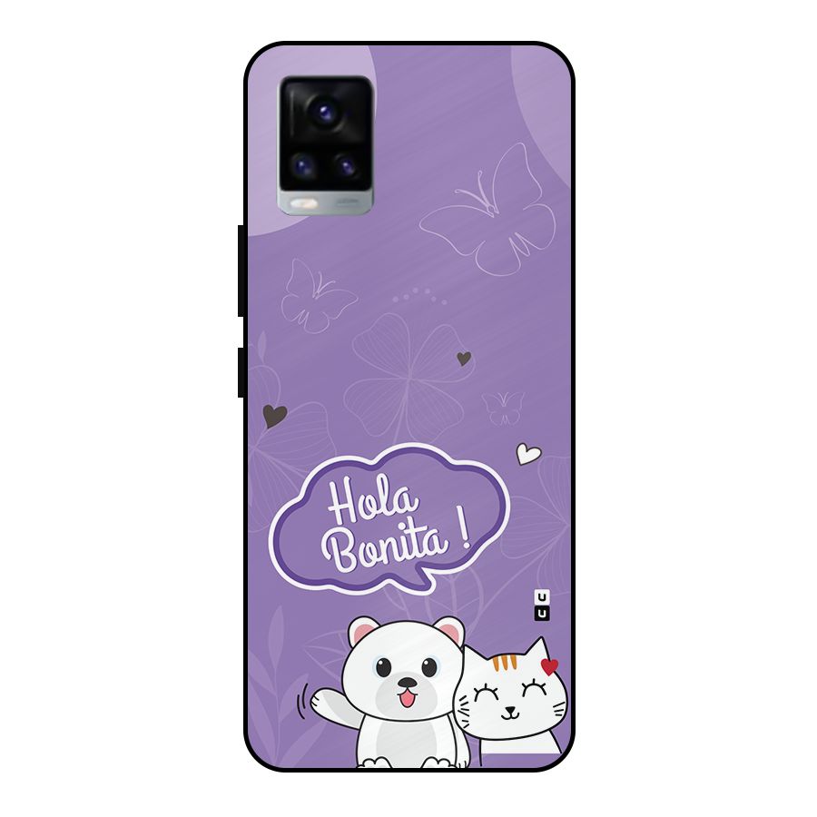 Hola Bonita Metal Back Case for Vivo V20 2021