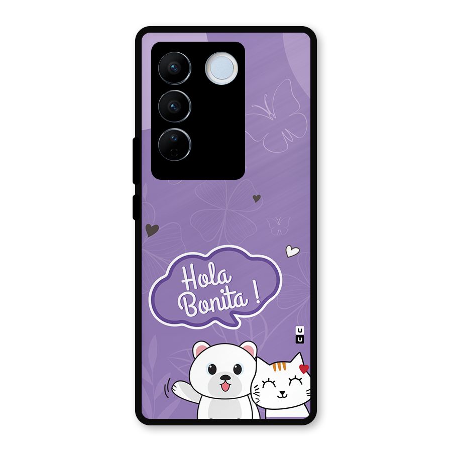Hola Bonita Metal Back Case for Vivo V27