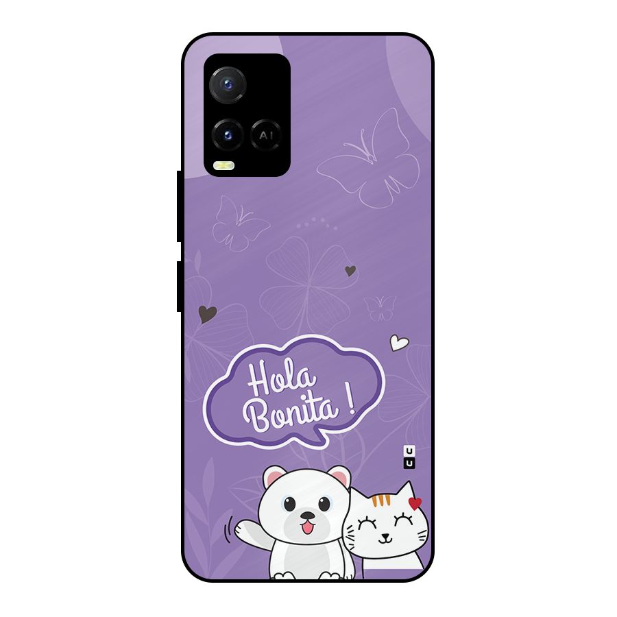 Hola Bonita Metal Back Case for Vivo Y21G