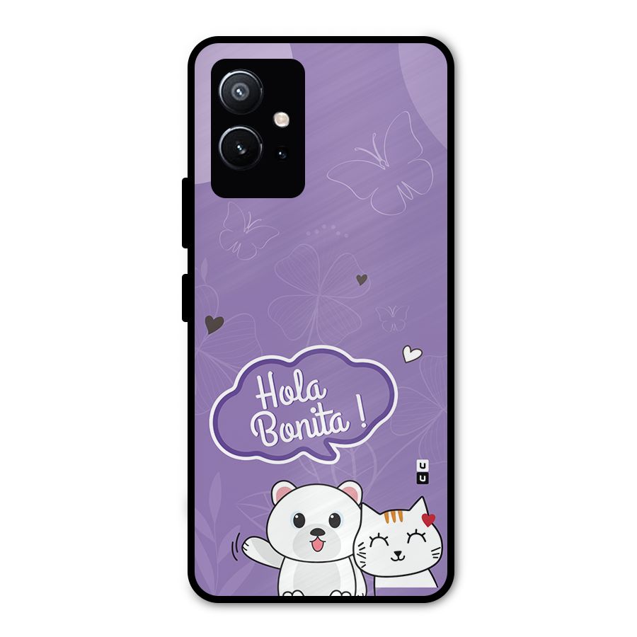 Hola Bonita Metal Back Case for Vivo Y75 5G