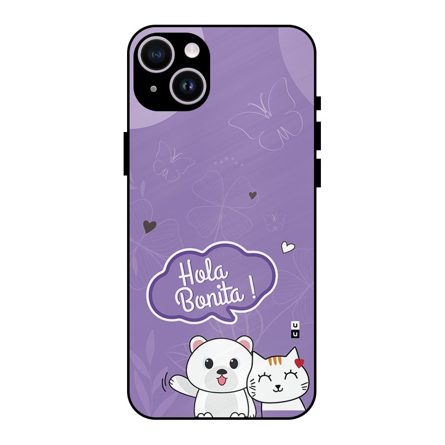 Hola Bonita Metal Back Case for iPhone 14 Plus